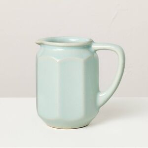 Hearth & Hand With Magnolia 8 fl oz Stoneware Beverage Pitcher Peace Blue